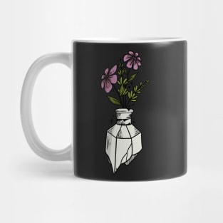 Flowers in a Broken Vase Mug